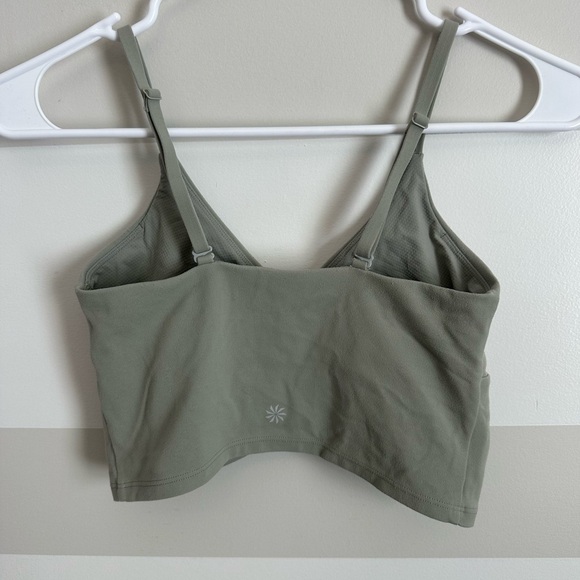 Athleta Cinch Longline Bra A-C sage green - Picture 4 of 5